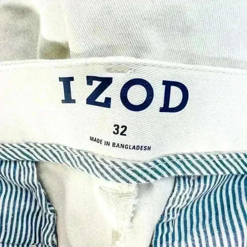 IZOD size 32 cream color golf shorts mens - Picture 9 of 14